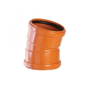 15 Degree Drainage Bend Double Socket 110mm