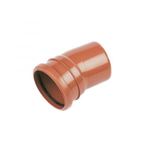 15 Degree Drainage Bend Single Socket 110mm