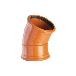 30 Degree Drainage Bend Double Socket 110mm