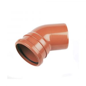 45-Degree-Drainage-Bend-Single-Socket-110mm