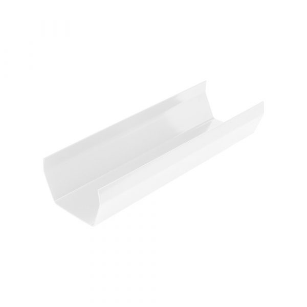 Squareline Gutter White 4m 112mm